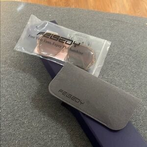 feised Brand  women sunglasses brown frame